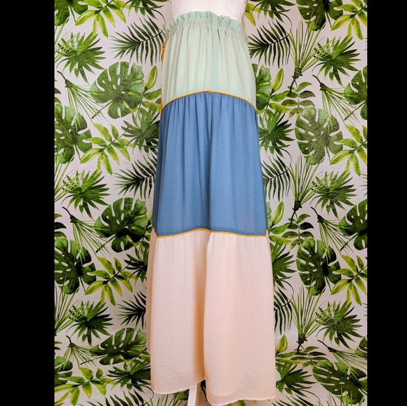 Loft Boho 3 Panelled Maxi Skirt (Size: X-Small) - Picture 4 of 11